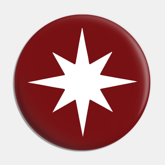 Star Red Pin by PSCSCo