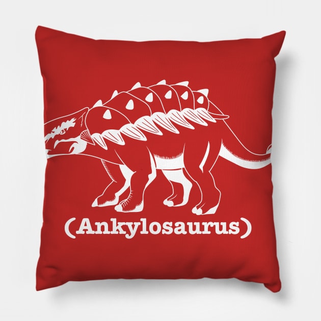 Ankylosaurus Pillow by nickbeta