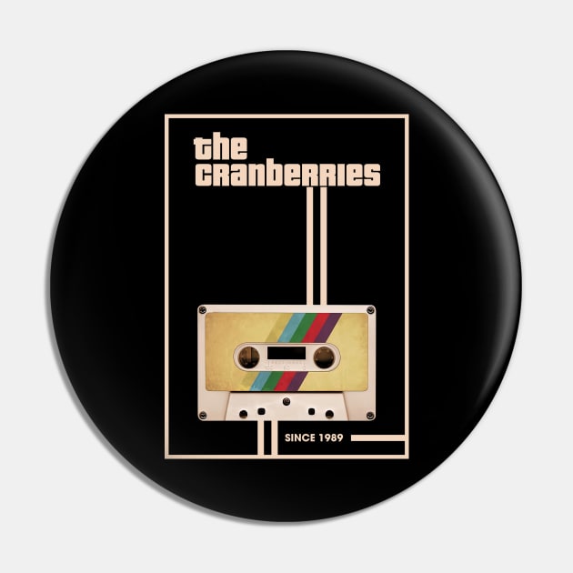 The Cranberries Music Retro Cassette Tape Pin by Computer Science