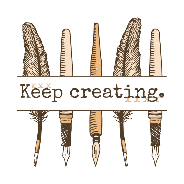 Keep Creating // Vintage Writing Pens and Quills by SLAG_Creative