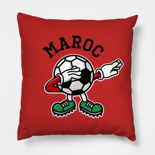 Maroc Morocco dab dabbing soccer football Pillow