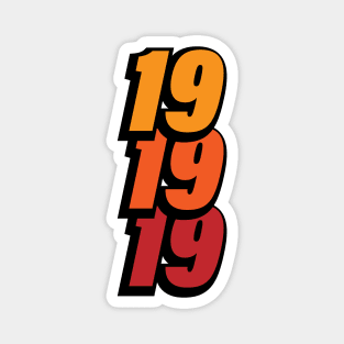 19 Years Old Vintage Limited Edition 19th Birthday Magnet