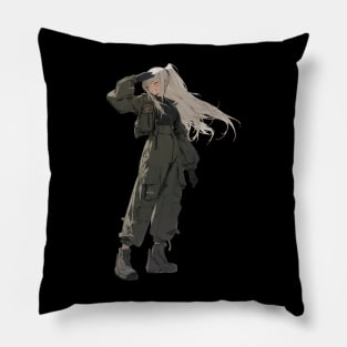 Anime Military Kawaii Girl Pillow