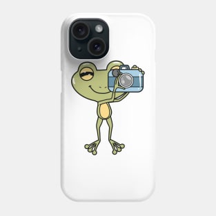 Frog as Photographer with Camera Phone Case