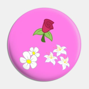 My little Pony - Roseluck + Daisy + Lily (Flower Shop) Cutie Mark Pin