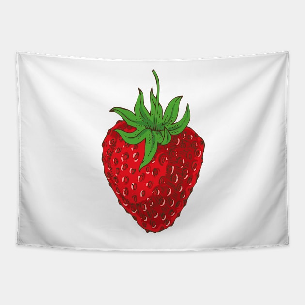 Strawberry Fields Tapestry by deepfuze