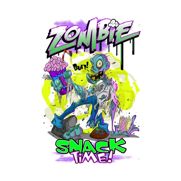 Zombie snack time by kudoze