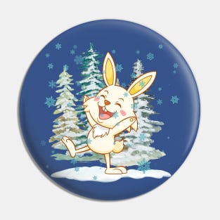 Happy Rabbit New Year 2023 Pin