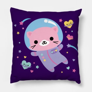 Kitty in Space Pillow