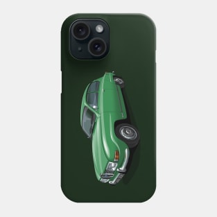 1971 Saab 96 saloon in tyrol green Phone Case