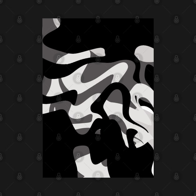 Black and White Camo Patter by Boztik-Designs