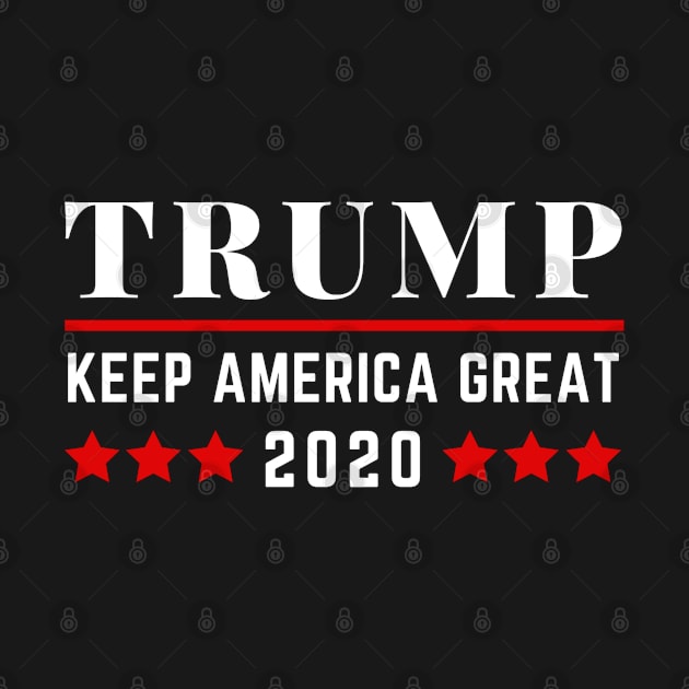 Trump Keep America Great 2020 by 9 Turtles Project