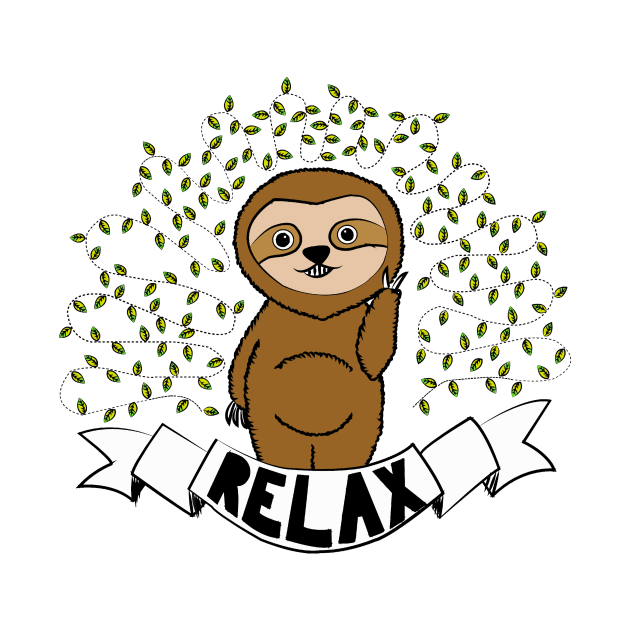 Relax like a sloth by elinesena