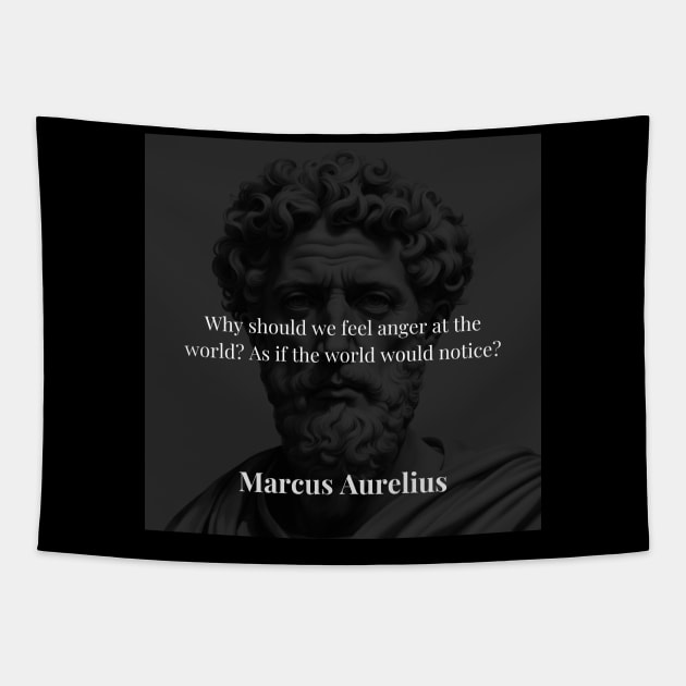 Marcus Aurelius's Contemplation Tapestry by Dose of Philosophy