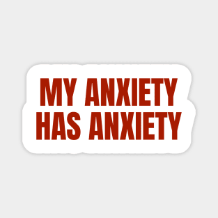 Anxiety, Funny Mental Health, Retro Bipolar Magnet