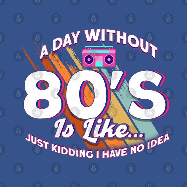 Disover 1980's Retro Costume 80's Guy - 80s Bro - T-Shirt