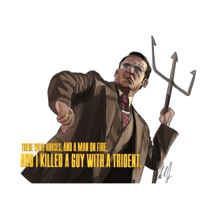Anchorman: I Killed a Guy with a Trident T-Shirt