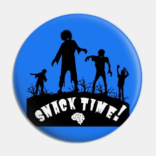 Snack time for zombies Pin