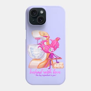 Baked with love, the Candy Queen Phone Case