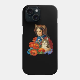 Mona Lisa and the Cat Phone Case