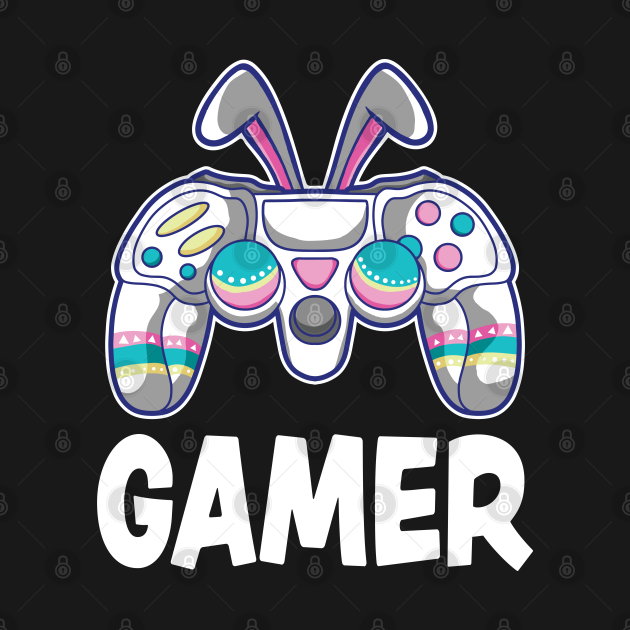 Disover Video Game Easter Gamer Controller Bunny Ears - Easter Gamer - Tank Top