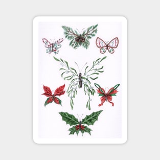 Holiday Butterflies Magnet