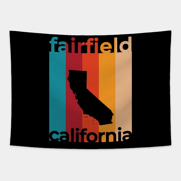 Fairfield California Retro Tapestry by easytees