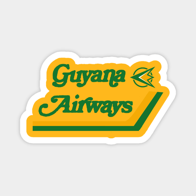 Guyana Airways Magnet by thighmaster