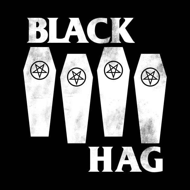 Black Hag - Witch - Occult Goth - Distressed by Nemons