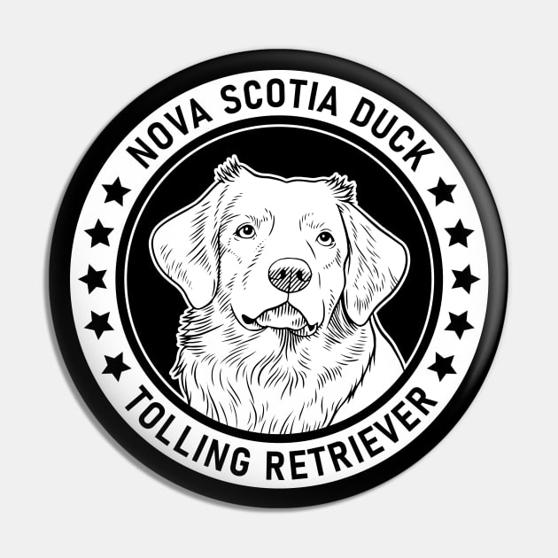 Nova Scotia Duck Tolling Retriever Fan Gift Pin by millersye