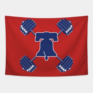 Phillies Phightins Barbell Gym - Blue Tapestry