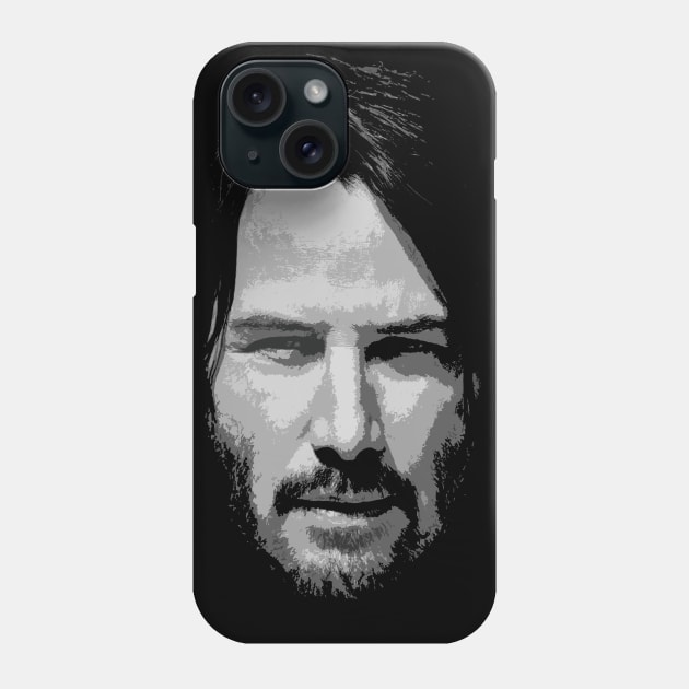 Keanu Reeves Phone Case by raidrival