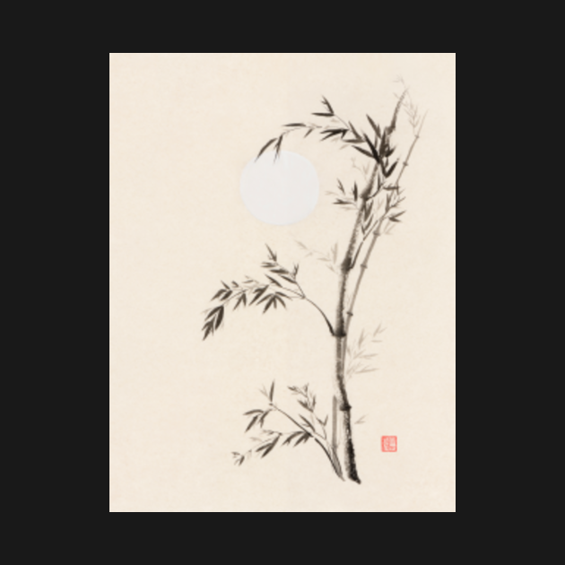 bamboo-and-the-full-moon-chinese-zen-painting-artwork-on-rice-paper-art