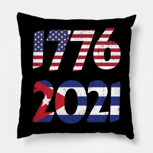 Cuba Independence, Cuban protests, 1776, 2021 Pillow