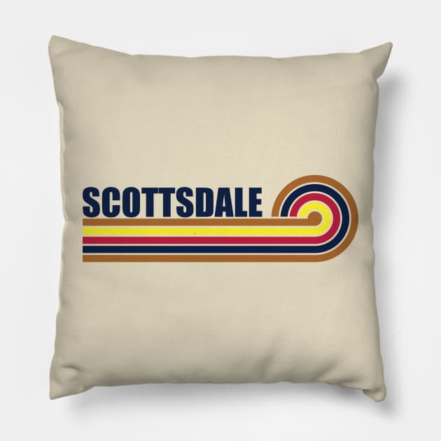 Scottsdale Arizona horizontal sunset Pillow by DPattonPD