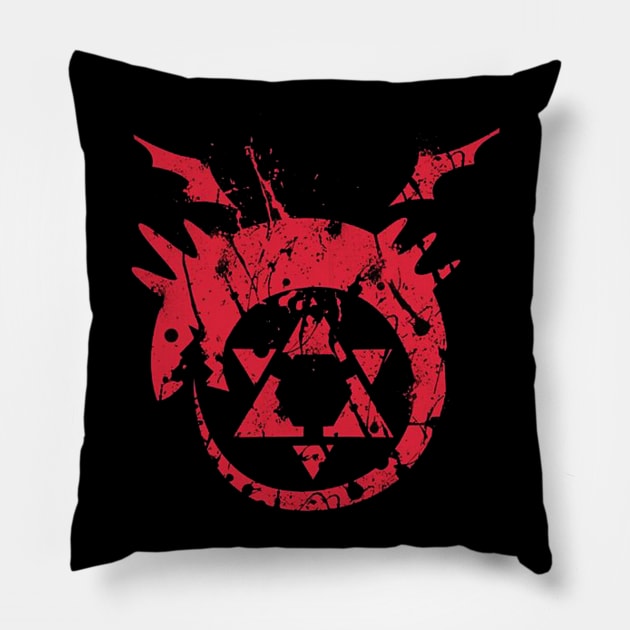 Homunculus Symbol Pillow by Lupa1214