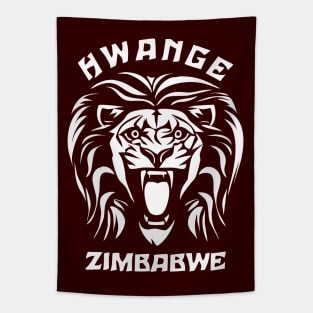 Hwange National Park | Lion Face Tapestry