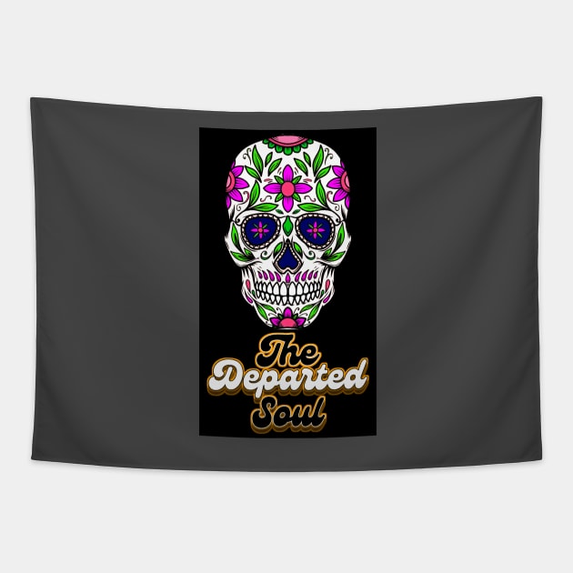 Dia Delos Muertos (The Departed Soul) Tapestry by VM04