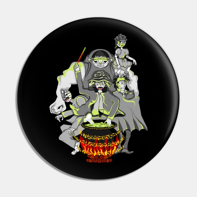 witches and monsters classic Pin by osvaldoport76