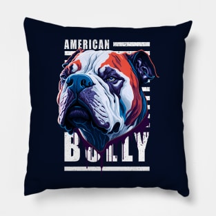 American Bully Bulldog Pillow