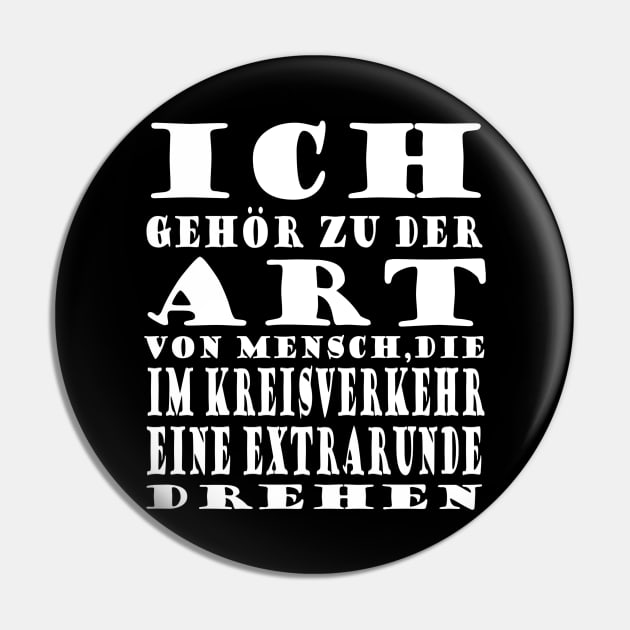 Kreisverkehr Autofahren Fahrschule lustig Spruch - Fahrschule - Sticker