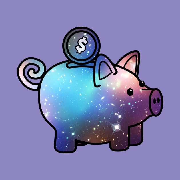 Galaxy Piggy by Pride Pocket