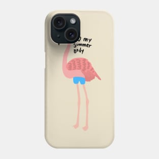 Flamingo Summer Body Phone Case