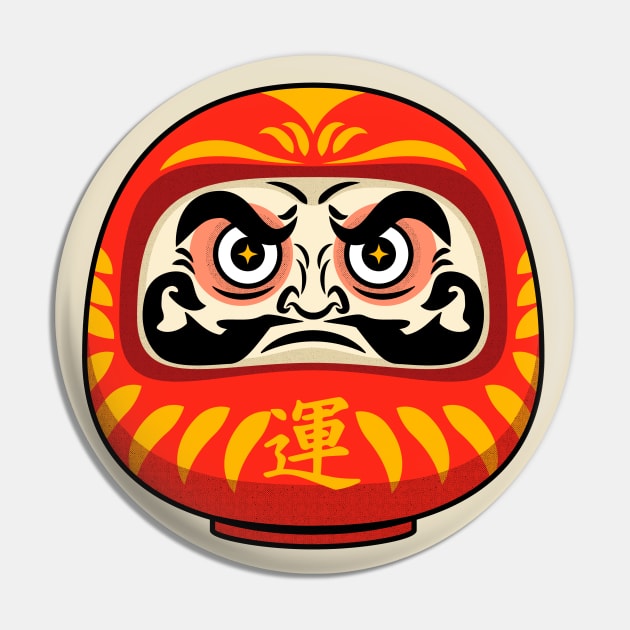 Daruma doll Pin by redwane