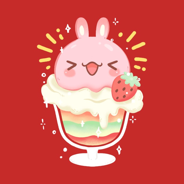 Rabbit Parfait by BiillustrationID