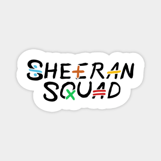 Ed Sheeran shape of you albums Squad 1 The Mathematics Tour 2023 Magnet