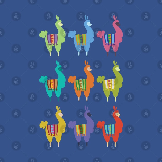 Llama Party by aglomeradesign