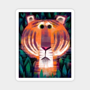 Lonely Tiger Magnet