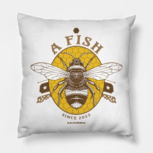 Bumble Bee Fish Pillow