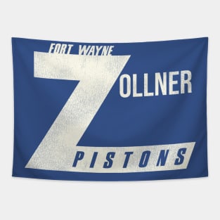 Defunct Fort Wayne Zollner Pistons Basketball Team Tapestry